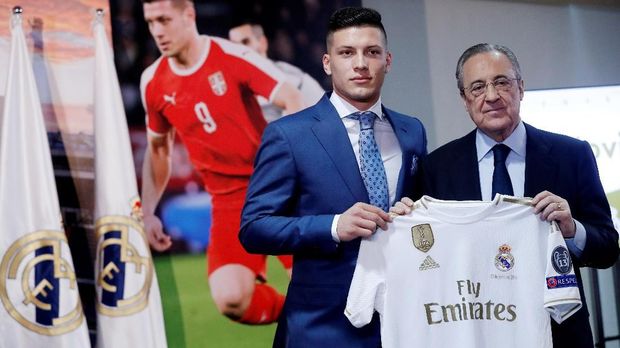 Luka Jovic belum banyak mendapat menit bermain di Real Madrid.