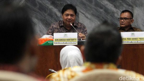 Airlangga Apresiasi Perjuangan Kader Golkar di Pemilu 2019