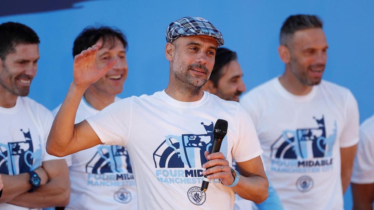 Pep Guardiola bantah bakal absen melatih setahun (Lee Smith/REUTERS)