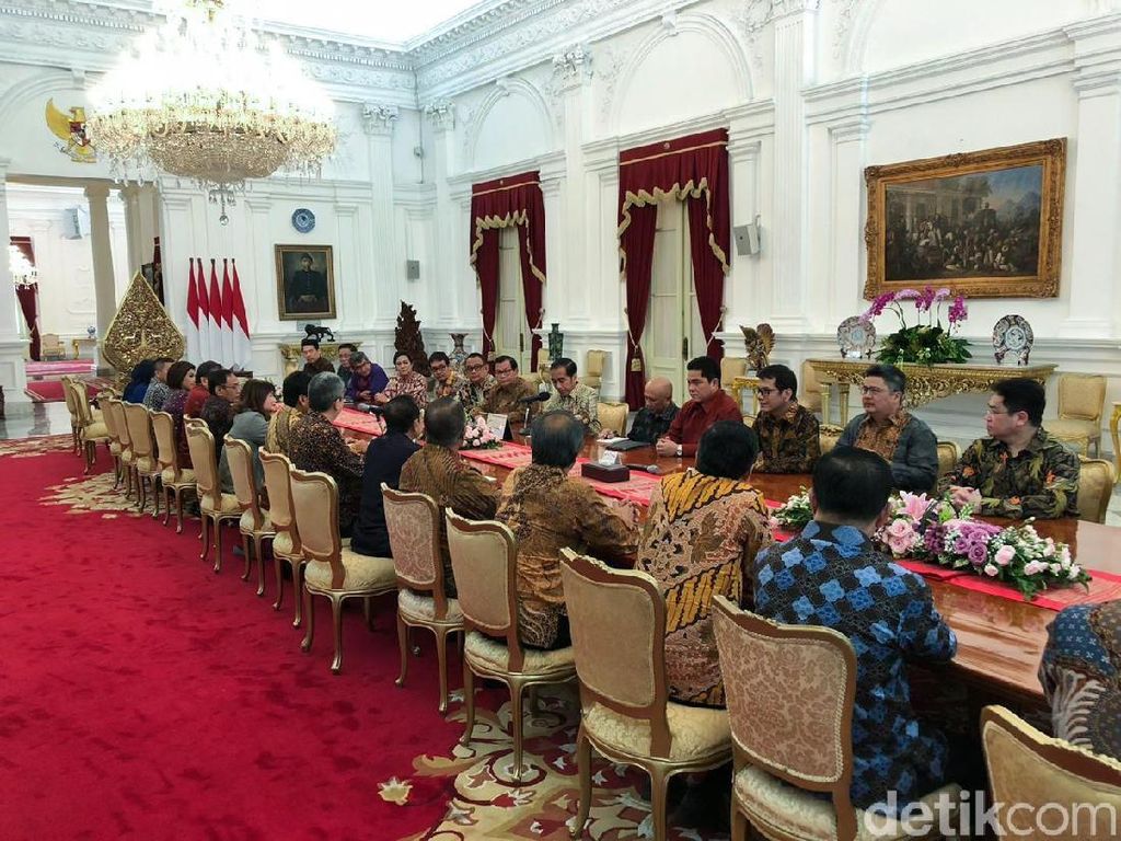 Undang Erick Thohir hingga Wishnutama, Jokowi Singgung Proses di MK Undang Erick Thohir hingga Wishnutama, Jokowi Singgung Proses di MK