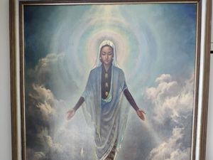 Basoeki Abdullah Ciptakan Ikonografi Baru di Lukisan Bunda Maria Basoeki Abdullah Ciptakan Ikonografi Baru di Lukisan Bunda Maria