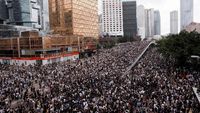 Demo Besar-besaran di Hong Kong, Pusat Bisnis Tutup