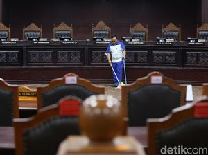 Intip Ruang Sidang MK Jelang Sidang Perdana Sengketa Pilpres 2019