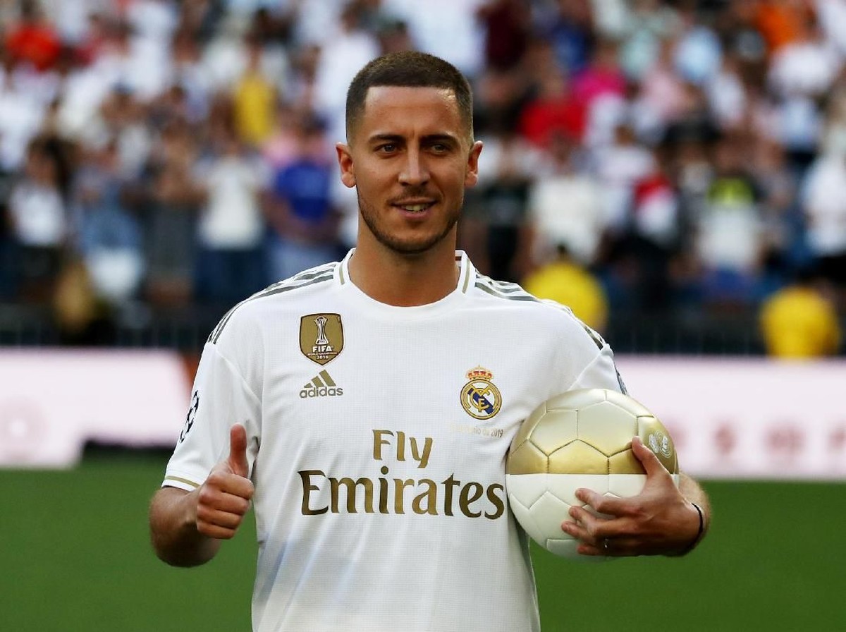 Pemain Real Madrid, Eden Hazard. (Foto: Sergio Perez/REUTERS)