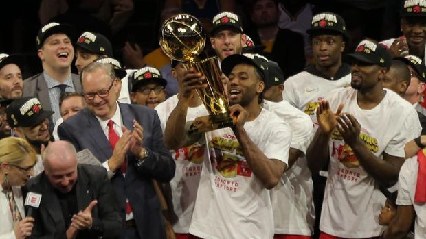 Toronto Raptors untuk kali pertama dalam sejarah meraih gelar juara NBA.