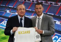 Saat Eden Hazard diperkenalkan sebagai pemain Real Madrid