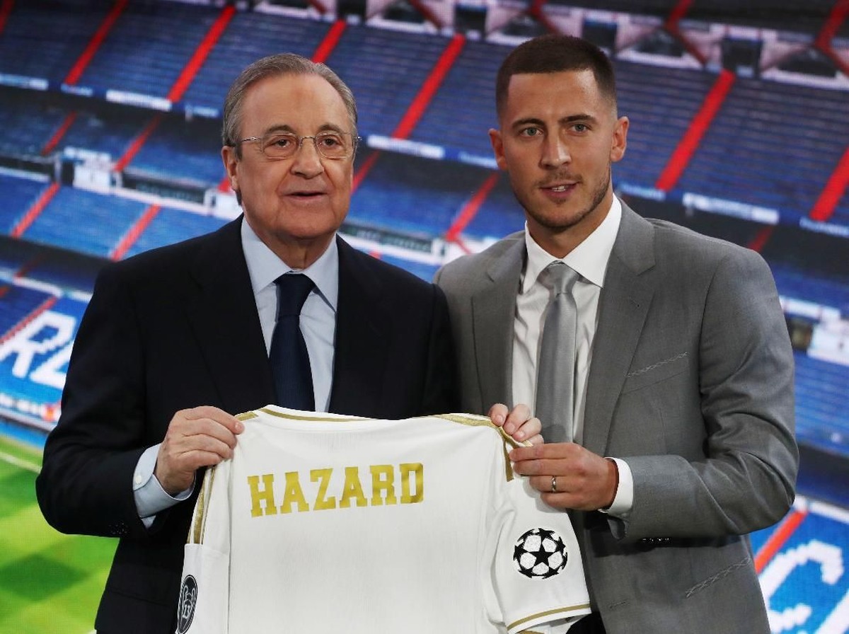 Eden Hazard kabarnya sudah meminta nomor punggung 23 ke Real Madrid (Sergio Perez/REUTERS)