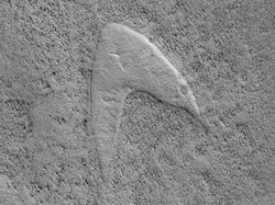 Wow! NASA Temukan Logo Star Trek di Permukaan Mars