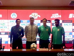 Sebelum Latihan, Timnas Vanuatu JJS Dulu di Kompleks GBK