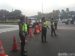 Jelang Sidang Gugatan Pilpres di MK, Jl Medan Merdeka Barat Ditutup