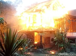 Vila di Agrowisata Nongkojajar Pasuruan Terbakar, Kerugian Rp 500 Juta