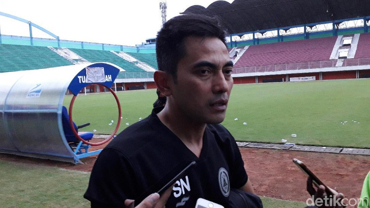 Pelatih PSS Sleman, Seto Nurdiantoro. (Foto: Ristu Hanafi/detikcom)