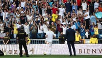 Dilaporkan sekitar 50 ribu fans hadir menyambutnya di Santiago Bernabeu. (Foto: Sergio Perez/REUTERS)
