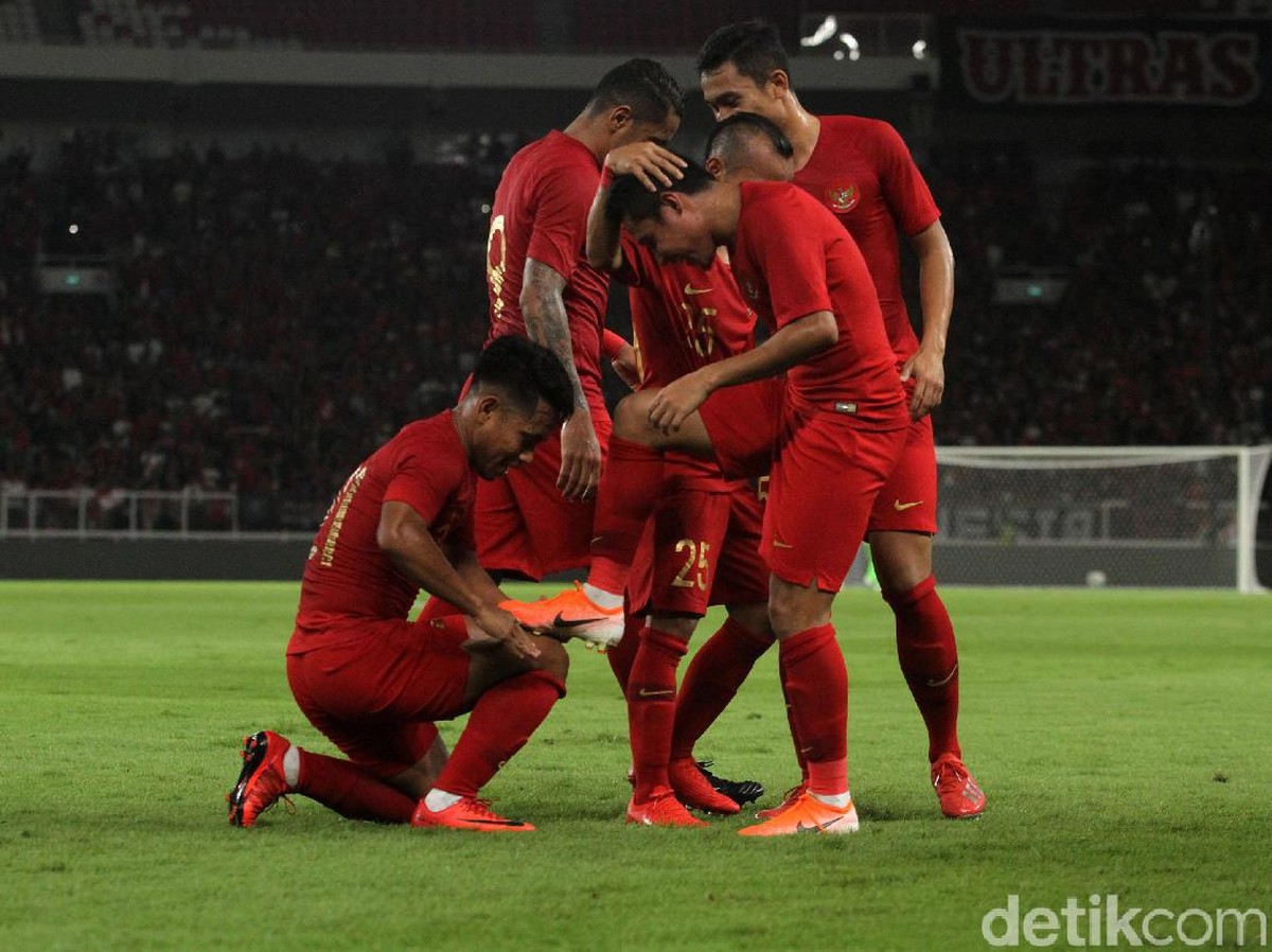 Evan Dimas Darmono mengharap masyarakat memberikan dukungan penuh untuk Indonesia di laga dengan Malaysia. (Foto: Rifkianto Nugroho/detikcom)