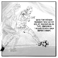 Rochi Putiray: Rambut Nyentrik, Sepatu Belang, dan AC Milan