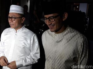 Silaturahmi ke Rumah Ketum PAN, Sandiaga Bahas Proses Sidang MK