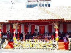 Hadiri Pesta Kesenian Bali, Jokowi Disambut Tari Pendet