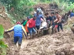 Longsor di Sidrap Sulsel, 3 Dusun Terisolasi