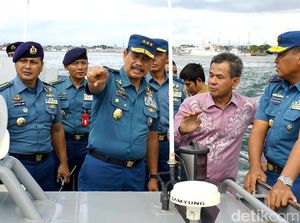 Wakil KSAL Tinjau Dermaga Breakwater Lantamal VI dan MNP