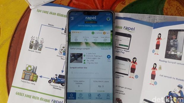 Aplikasi Rapel untuk kelola sampah