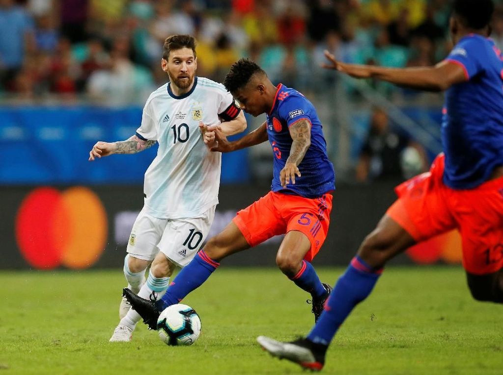 Hasil Copa America: Argentina Tumbang 0-2 di Tangan Kolombia