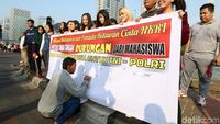 Aksi Dukung TNI-Polri Terkait Kerusuhan 21-22 Mei