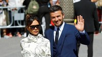 Para pesepakbola dan mantan pesepakbola top hadir dalam pesta pernikahan tersebut, salah satunya David Beckham. Dia hadir dengan didampingi istrinya Victoria Beckham. Marcelo del Pozo/Reuters.