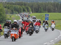 Penggila Vespa Indonesia Berpesta di Hungaria