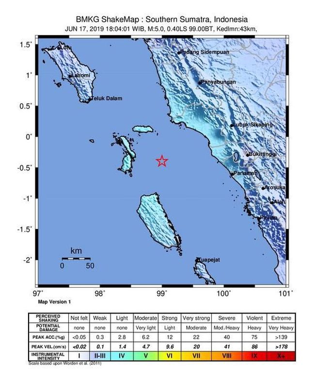 Berita Penjelasan BMKG soal Gempa M 5 di Pasaman Barat Jumat 19 April 2024