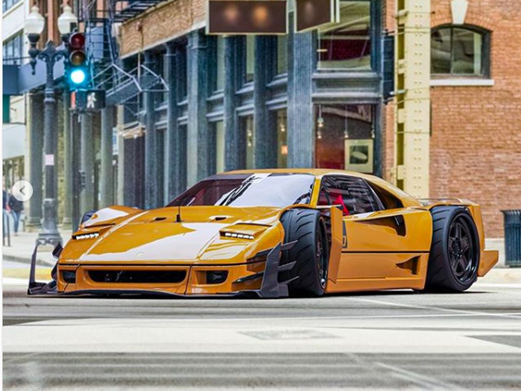 Ferrari F40 Didesain Jadi Super Garang Ferrari F40 Didesain Jadi Super Garang