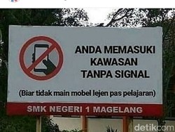 Viral Papan Larangan Main Mobel Lejen di Magelang, Ternyata Ini Faktanya