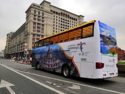 Promosi Wonderful Indonesia Lewat Bus-bus di Moscow dan St Petersburg