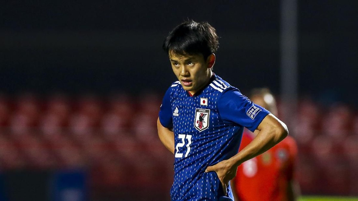 Takefusa Kubo mengaku banyak mempelajari gaya bermain Eden Hazard lewat video (Foto: Alessandra Cabral/Getty Images)