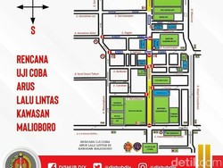 Begini Rekayasa Lalin Saat Uji Coba Malioboro Bebas Kendaraan Bermotor