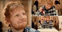  Video iklan saus tomat yang dibintangi  Tampil Sebagai Bintang Iklan Saus Tomat, Ed Sheeran Gebrak Tradisi Makan di Restoran