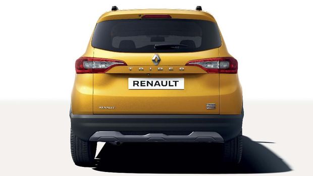 Tampak belakang Renault Triber.