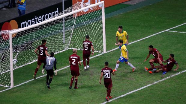 Tiga Gol Dianulir, Brasil Diimbangi Venezuela di Copa America