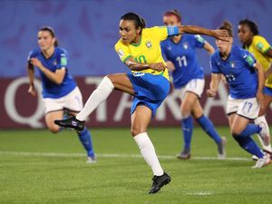 Gusur Miroslav Klose, Marta Jadi Pencetak Gol Terbanyak di Piala Dunia