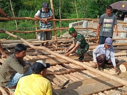 Jembatan Darurat Sumsel-Lampung Sempat Jebol Karena Truk Nekat Lewat