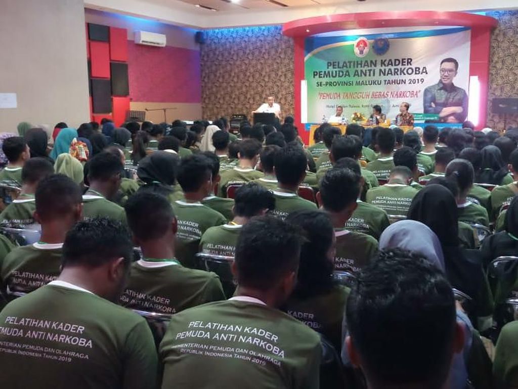 200 Pemuda di Maluku Ikuti Pelatihan Kader Anti Narkoba