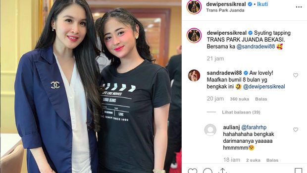 Sebut Bengkak Kehamilan Kedua Sandra Dewi Jadi Sorotan