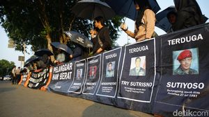Potret Aksi Kamisan ke-589