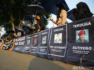 Potret Aksi Kamisan ke-589