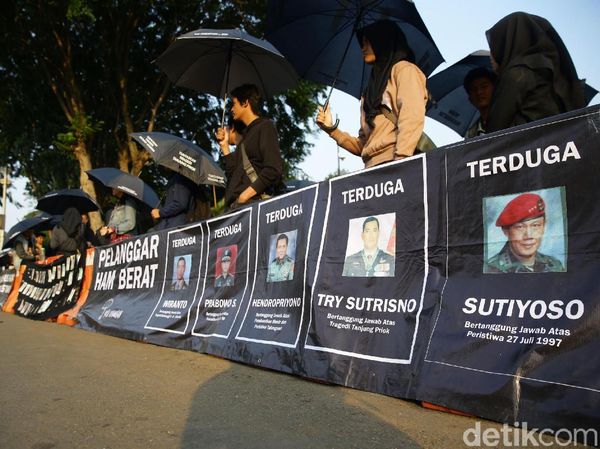 Potret Aksi Kamisan ke-589