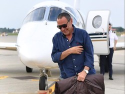 Sarri tiba di Turin pada Rabu (19/6/2019) siang waktu setempat. Pelatih berusia 60 tahun itu datang dengan menumpang sebuah jet pribadi. Foto: Instagram @juventus