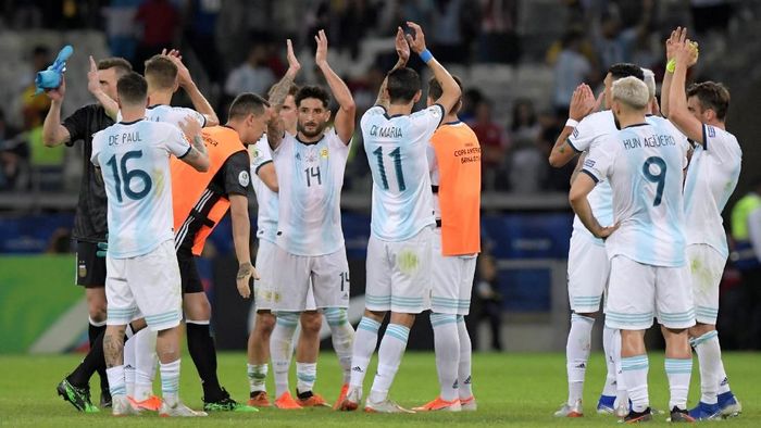 Argentina baru mengumpulkan satu poin dari dua laga grup Copa America 2019. (Foto: Washington Alves / Reuters) Argentina baru mengumpulkan satu poin dari dua laga grup Copa America 2019. (Foto: Washington Alves / Reuters)