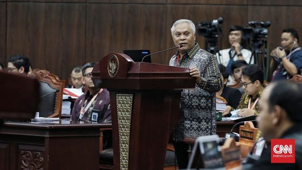 Saksi ahli yang dihadirkan KPU di MK, Marsudi Wahyu Kisworo.