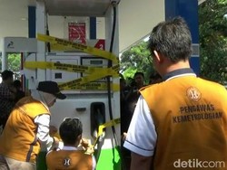 Kedapatan Curang, Mesin SPBU di Rest Area Cipali Disegel Kemendag