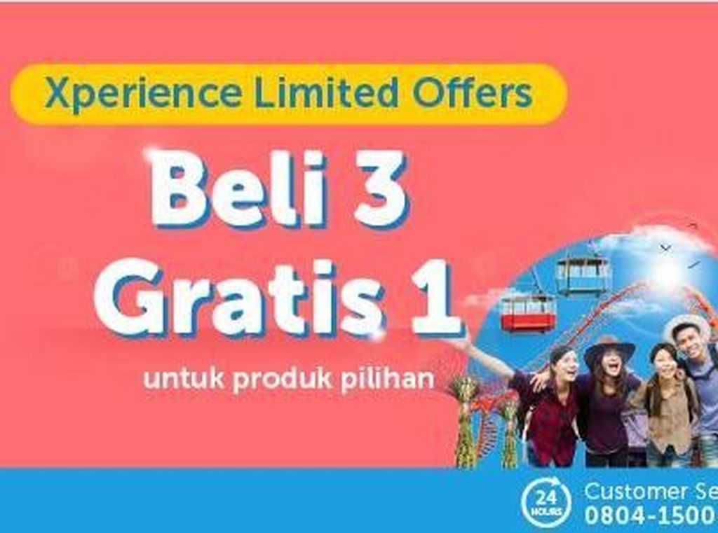 Beli 3 Dapat 1 di Atraksi Favorit Traveloka Xperience Beli 3 Dapat 1 di Atraksi Favorit Traveloka Xperience