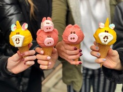 Sayang Dimakan! Gerai Ini Punya Gelato Bentuk Hewan Nan Menggemaskan